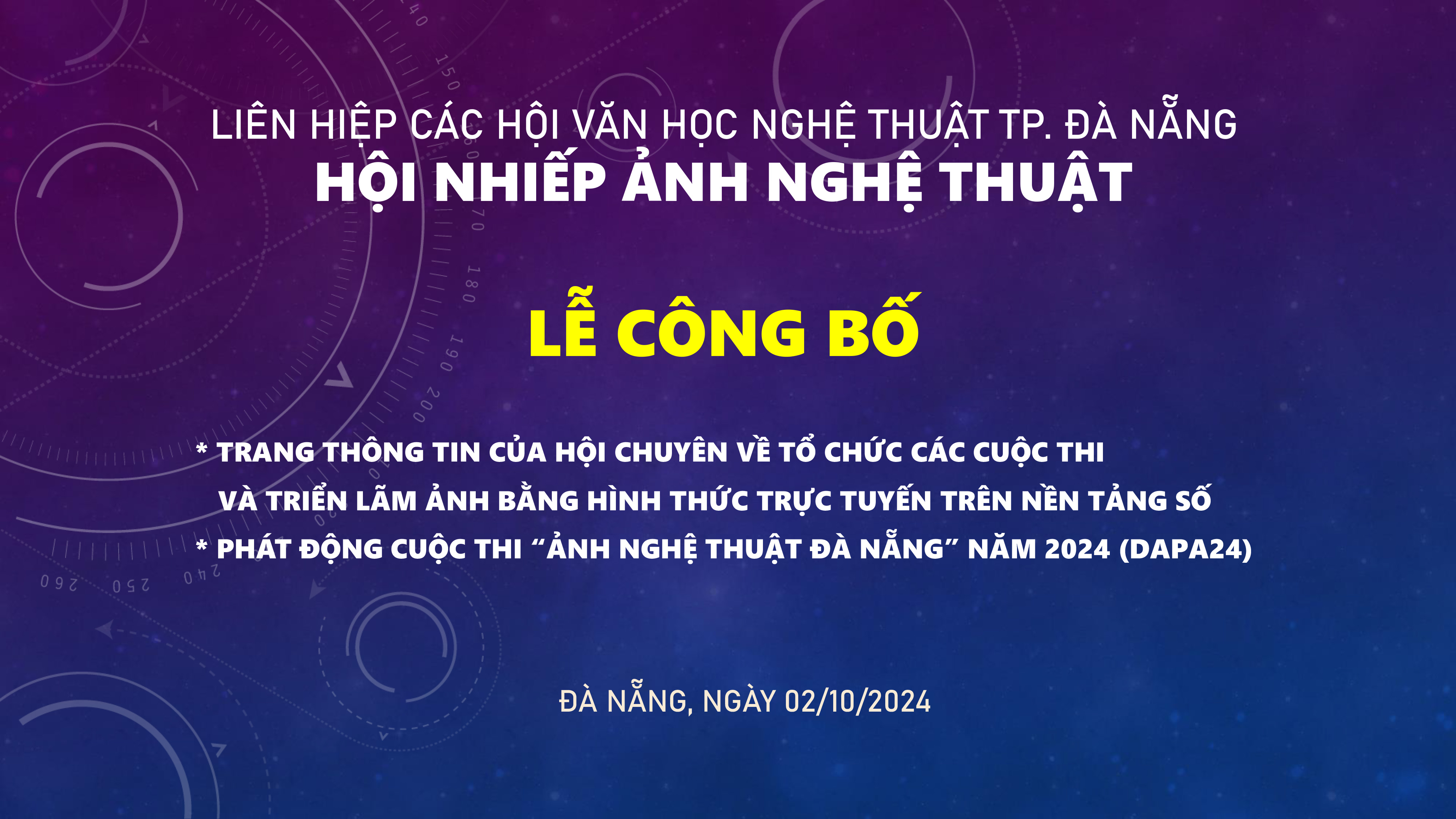 Hội Nhiếp ảnh Nghệ thuật TP. Đà Nẵng ra mắt trang thông tin và phát động cuộc thi và triển lãm ảnh DAPA24